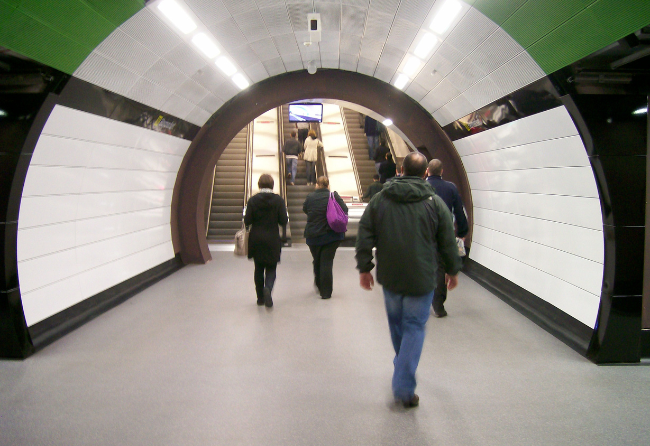 Stonres RTZ Flooring In Train Station Concourse
