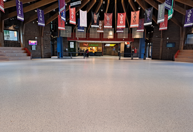 University Student Center Stonhard Flooring