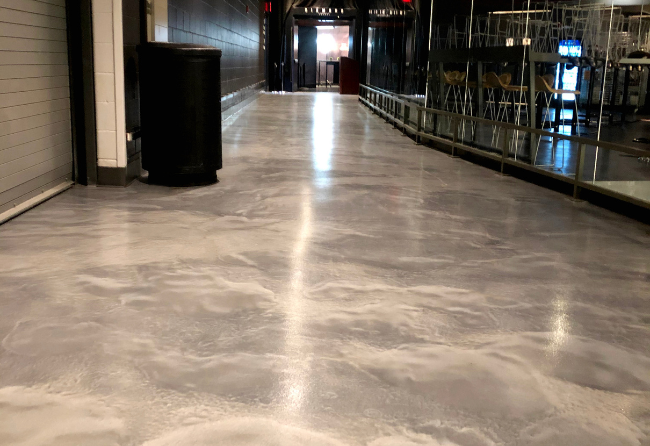 VIP Barclays Arena Area With Reflect Flooring By Liquid Elements