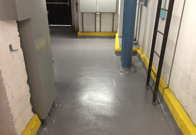 Mechanical Room In A School Stongard MR Floors