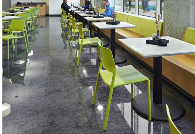 Stonhard Cafeteria Flooring