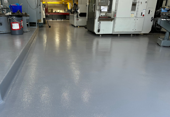 Machine Shop With Stonclad GS Flooring