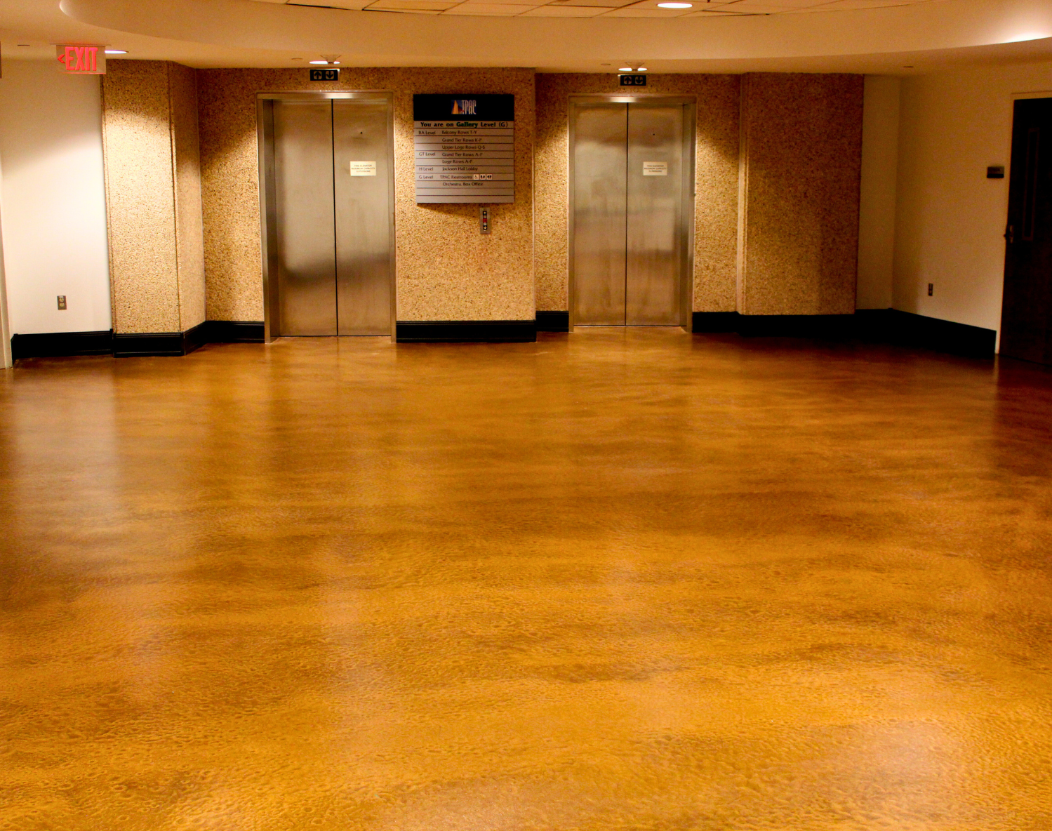 Reflect Flooring Arena Lobby Flooring