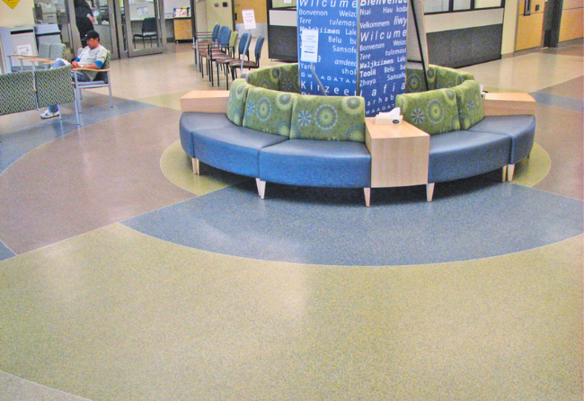 Hospital Atrium With Stonres RTZ Flooring