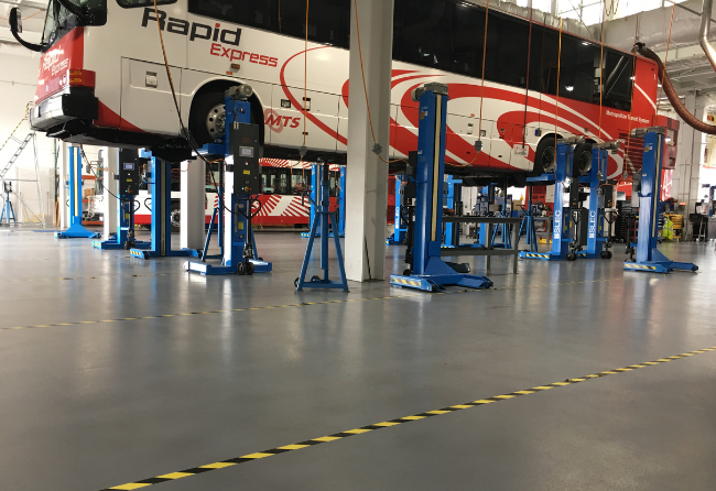 Maintenance Areas With Stonclad GS Flooring