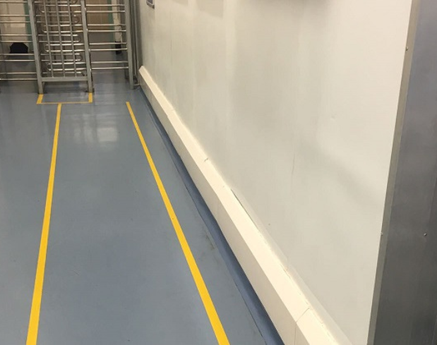 Food Plant With Hygienic Curb