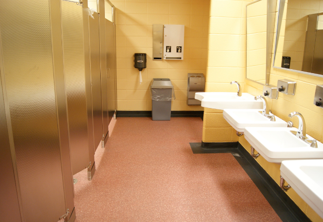 Stonres RTZ Student Bathroom Flooring