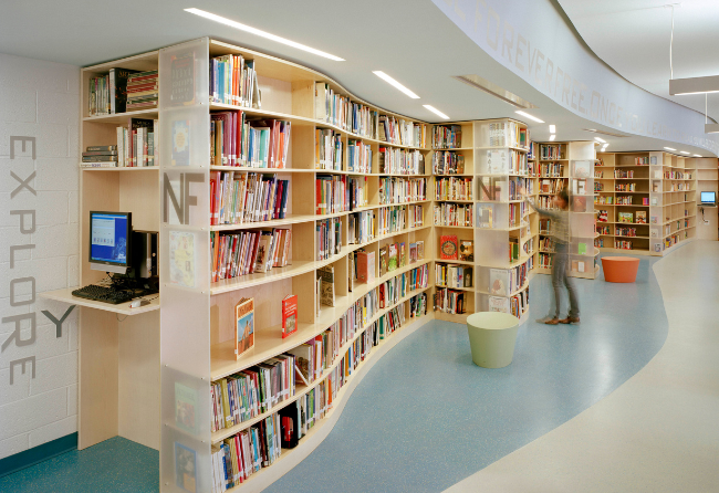 School Library Stonres RTZ