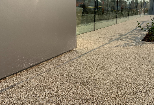 Exterior Walkways With Crush Flooring