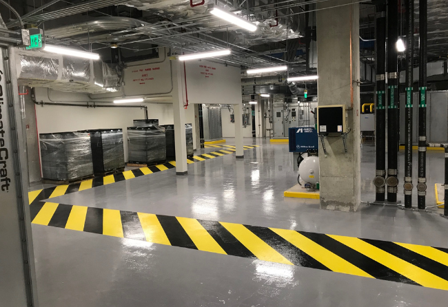 Mechanical Room With Stongard Flooring