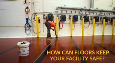 Epoxy Floors With Safety Lines Video
