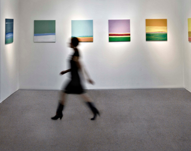 Museum With Polished Floors