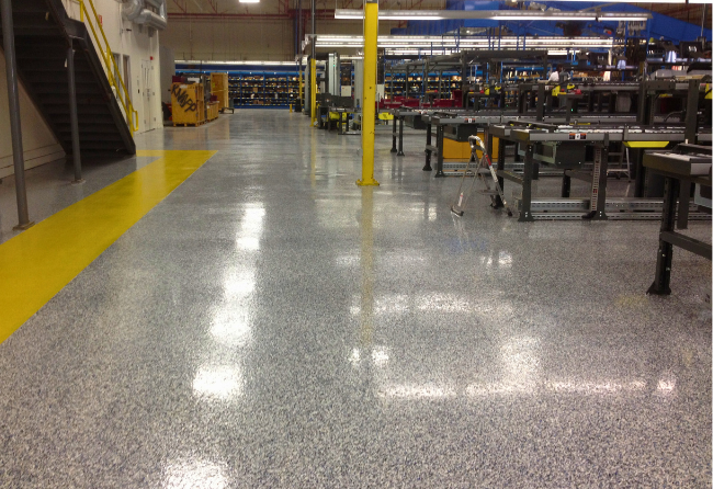 Stonshield QBF Floor In Pharma Warehouse