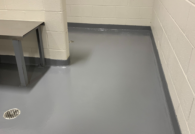 Correctional Holding Area With Stongard Flooring