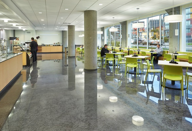 Cafe With Reflect Flooring