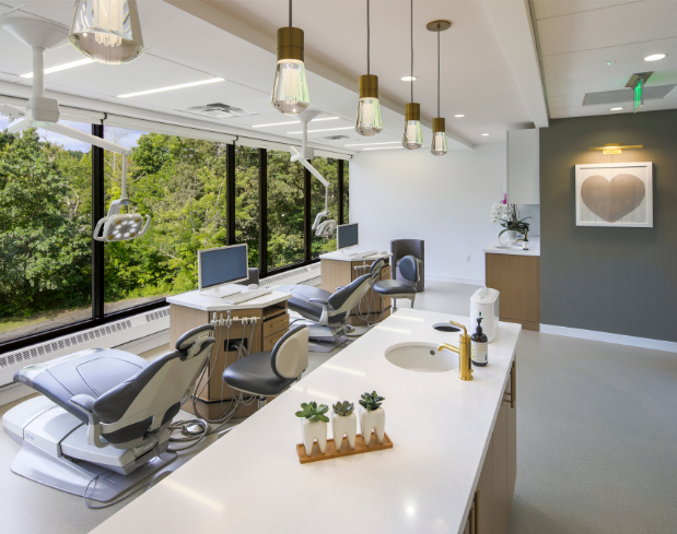 Stoncrete Flooring In A Dentist Exam Room