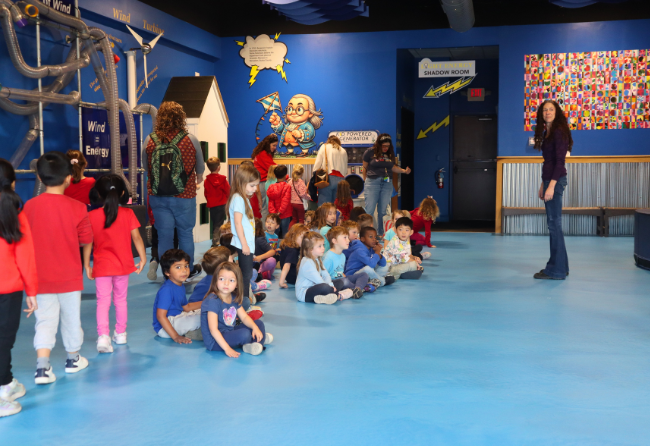 A Discovery Museum With Reflect Floors