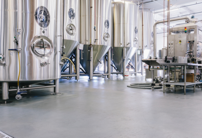 Stonclad UT In A Brewery Tank Room