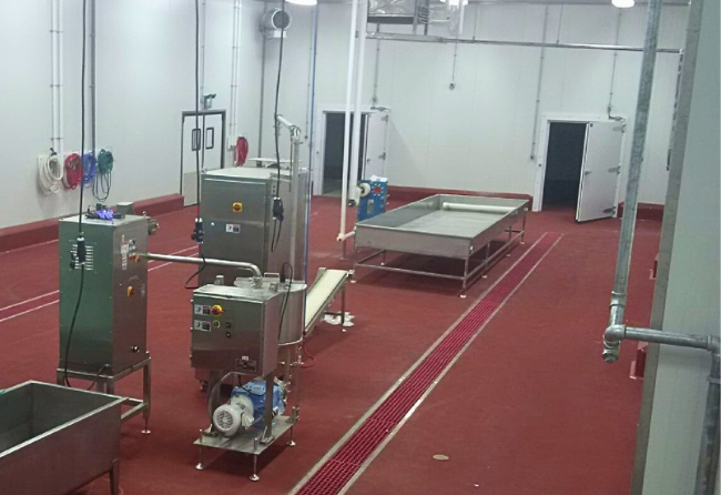 Fish Processing Plant With Stonclad UT Flooring