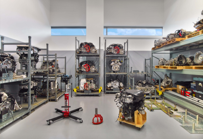 Auto Parts Storage Room With Stonclad GR