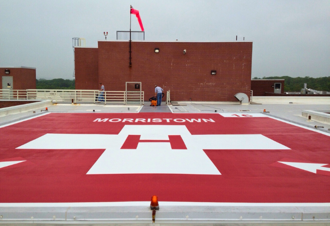Helicopter Pad With Stonchem