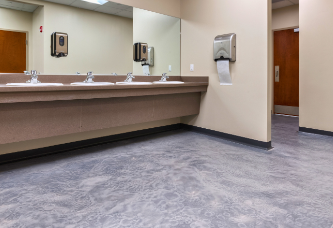 Reflect Seamless Restroom Flooring