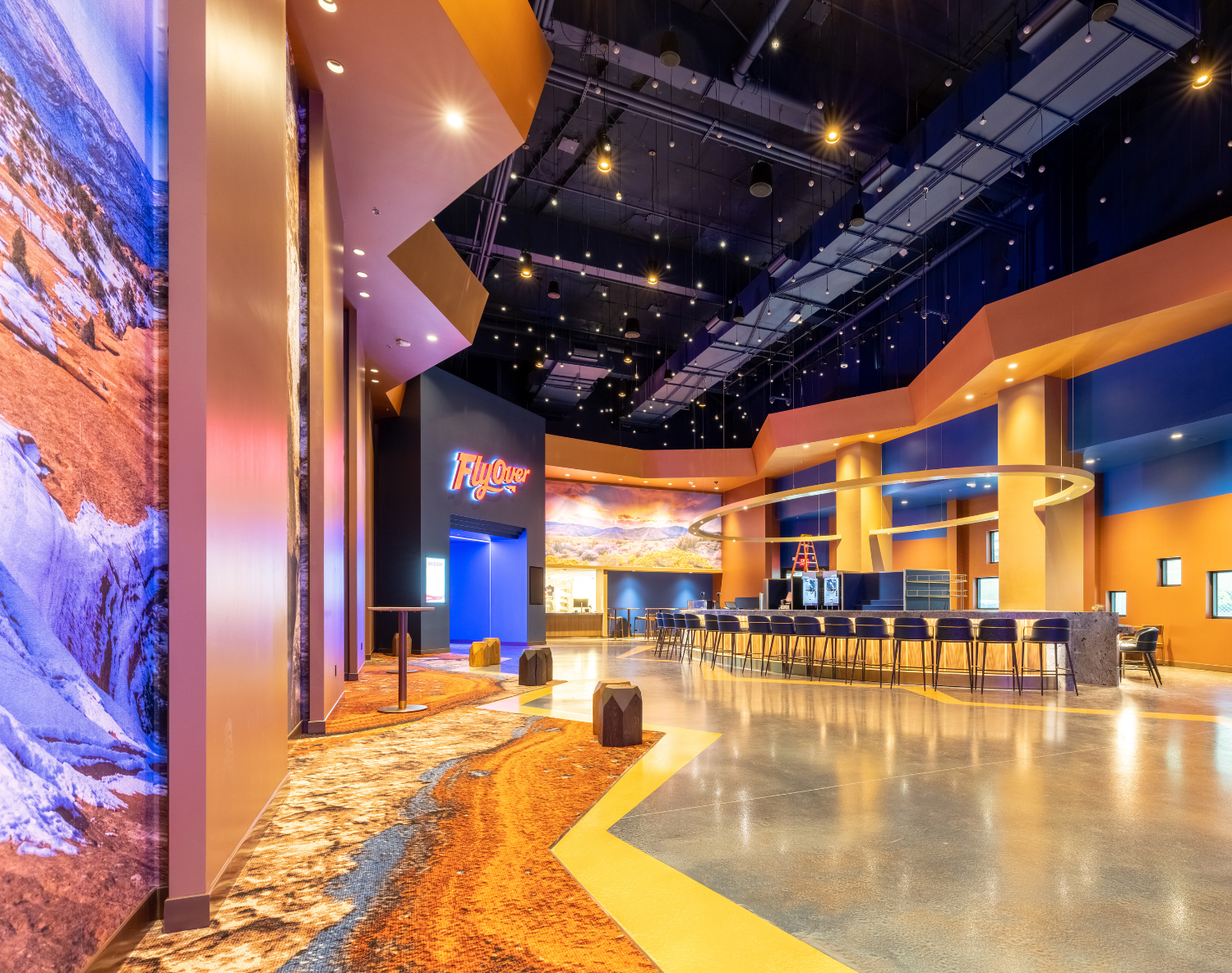 Reflect Flyover Las Vegas Custom Flooring