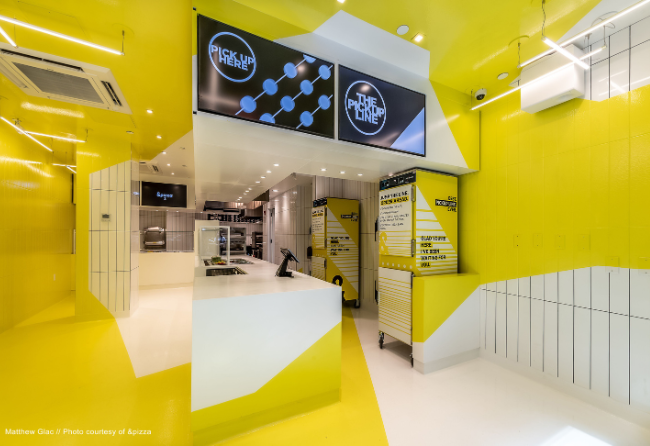 Stonglaze VSR Walls In Fast Food Venue