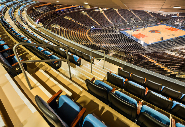 Madison Square Garden Project With Textured Flooring