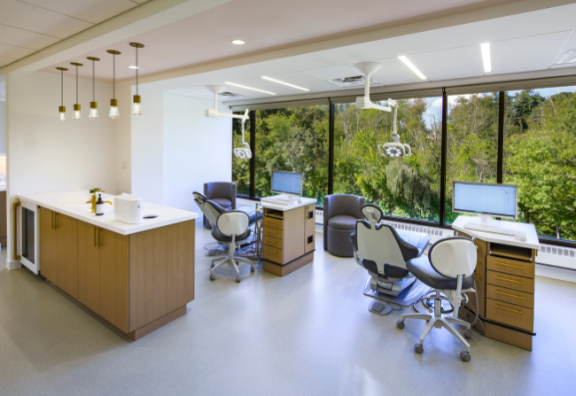Stoncrete EFX In A Dentist Office