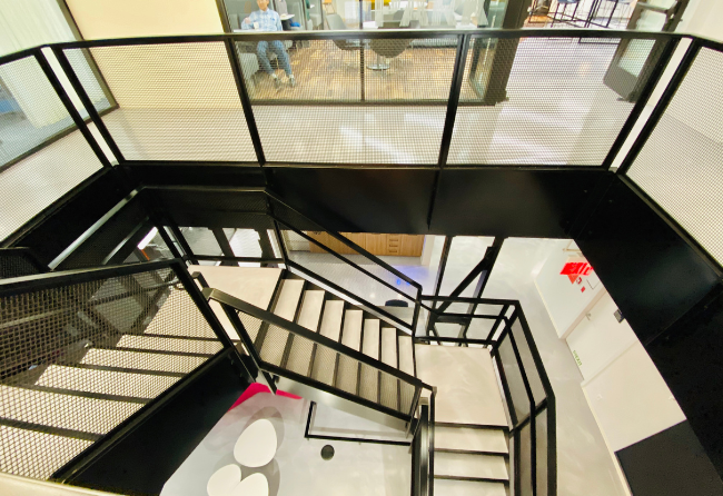 Office Building With Smooth Flooring