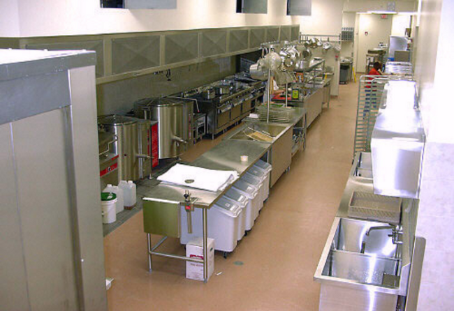 School Kitchen Stonshield UTS Flooring